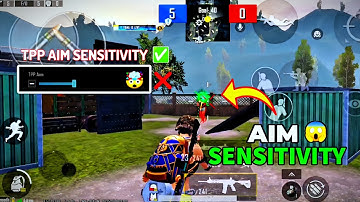 Best TPP AIM Sensitivity for Headshots 😱 BGMI/PUBG - 2025 ✅ #bgmi #headshot