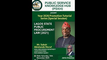 LAGOS STATE PUBLIC PROCUREMENT LAW 2021