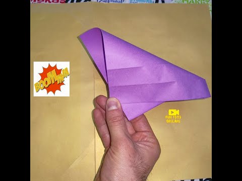 Kağıttan Ses Bombası Nasıl Yapılır ,Paper Cracker ,Paper Popper , Kağıttan Şaplak Yapımı  , Origami