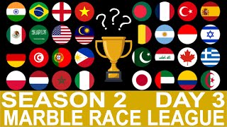 Marble Race League Season 2 DAY 3 Marble Race in Algodoo