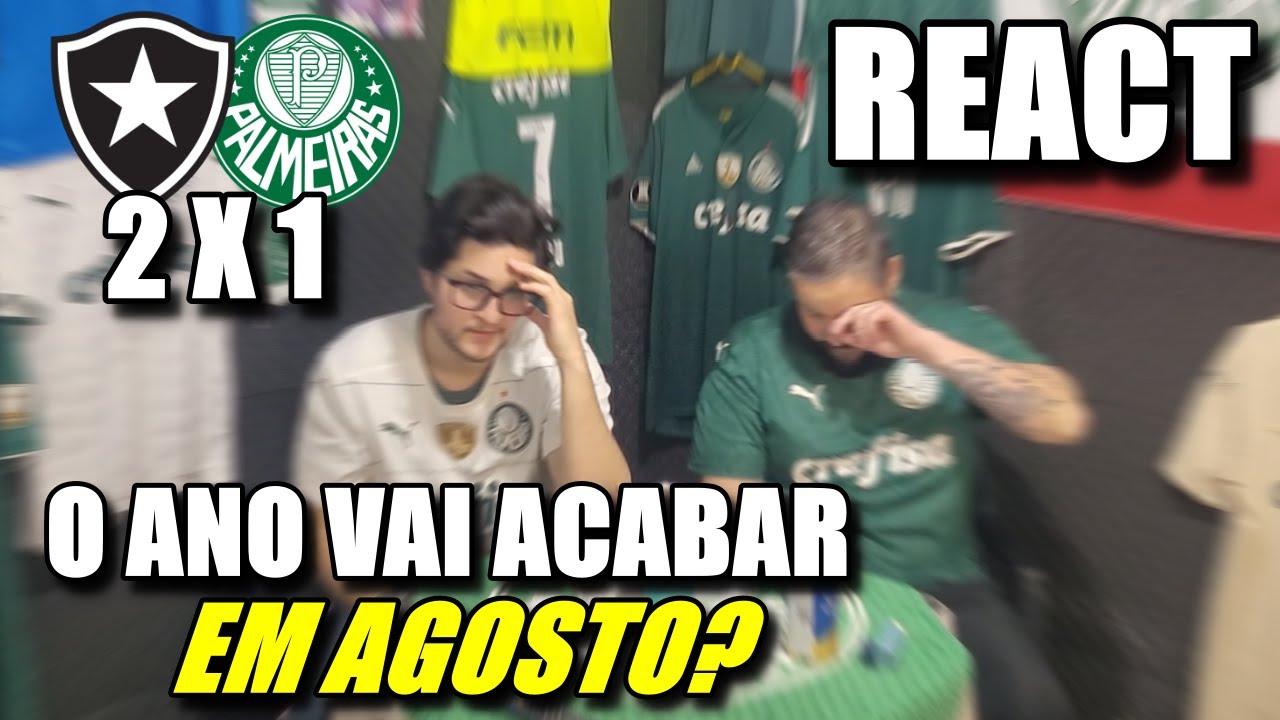REACT BOTAFOGO 2 X 1 PALMEIRAS | LIBERTADORES 2024 | "PARDABEL" ATACA ...