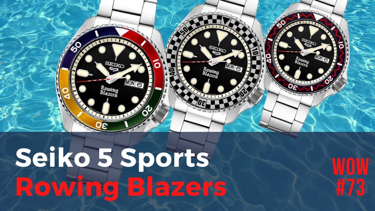 Seiko Again! Seiko 5 Sports Rowing Blazers // Watch of the Week. Review #73  - YouTube