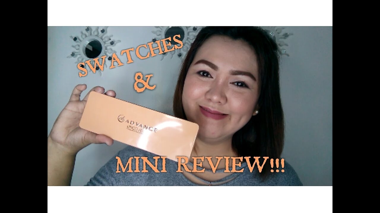 EB ADVANCE UNCOVER Palette SWATCHES & MINI REVIEW/@mercysinuhin