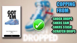 snkrs shock drop times