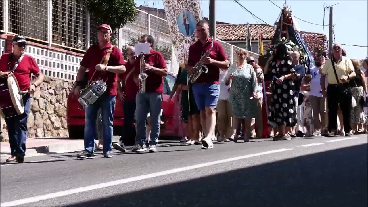 Segundo día de Fiestas Ntra Sra del Consuelo en Torremenga (Cáceres) PROCESIÓN NTRA SRA DEL CONSUELO
