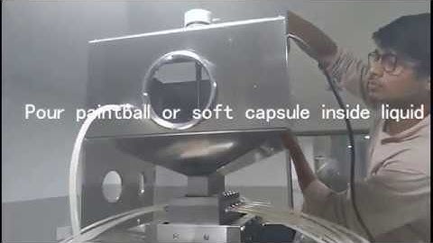 soft capsule making machine paintball full production line