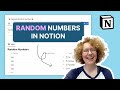 How To Generate Random Numbers In Notion mp3