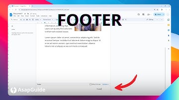 How To Remove the Footer in a Google Docs