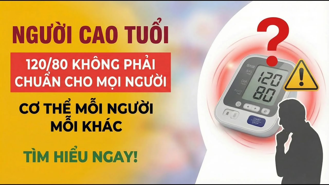 Người cao tuổi: Huyết áp bao nhiêu là tốt nhất? (Sự thật cần biết)