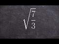 Simplify a fraction under a square root - Legal cheating for math