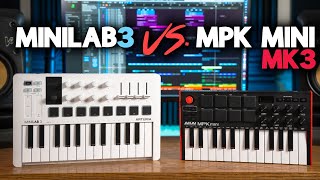 Arturia MINILAB 3 VS Akai MPK Mini Mk.3  - Which MIDI Keyboard should YOU choose? by Patrick Breen 145,449 views 1 year ago 7 minutes, 13 seconds