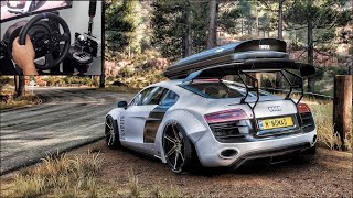 AUDI R8 V10 5.2 QUATTRO - Forza Horizon 5 - Thrustmaster T300RS Gameplay.