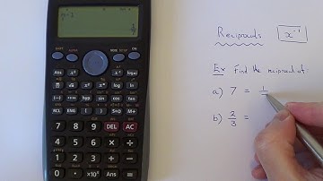 Where Is The Reciprocal Key On A Casio Scientific Calculator?