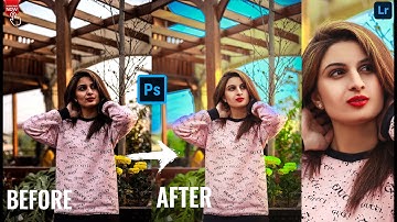 How to Professional Retouch Outdoor Portrait editing Photoshop editing