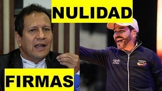 🔴EYE: NEW FORM FOR PRESIDENTIAL ELECTION ANNULMENT SIGNATURES. DID DE LA ESPRIELLA SABOTAGE IT?