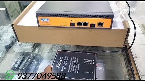 DBC one port GPON OLT + Power Battery Backup Unit