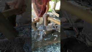 The process of breaking down raw materials from steel per car for sugarcane harvesting scythes#art