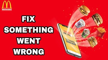 How To Fix And Solve McDonald