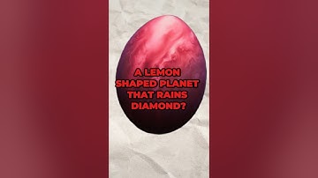 NASA Found a Lemon-Shaped Planet That Rains Diamonds