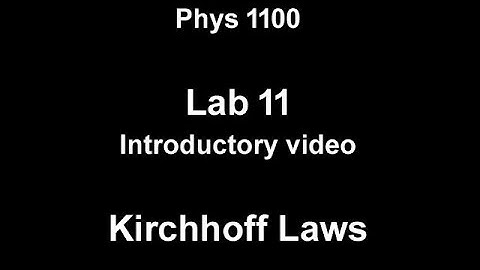 11 Kirchhoff