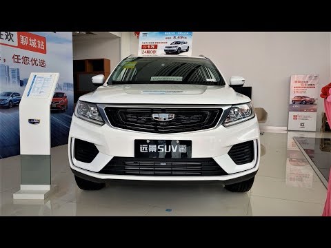 2020-geely-emgrand-x6-6mt-walkaround--china-auto-show（2020款吉利远景x6，外观与内饰实拍）