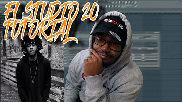 Making A Dark Vibey Beat For 6lack/FL STUDIO 20 TUTORIAL