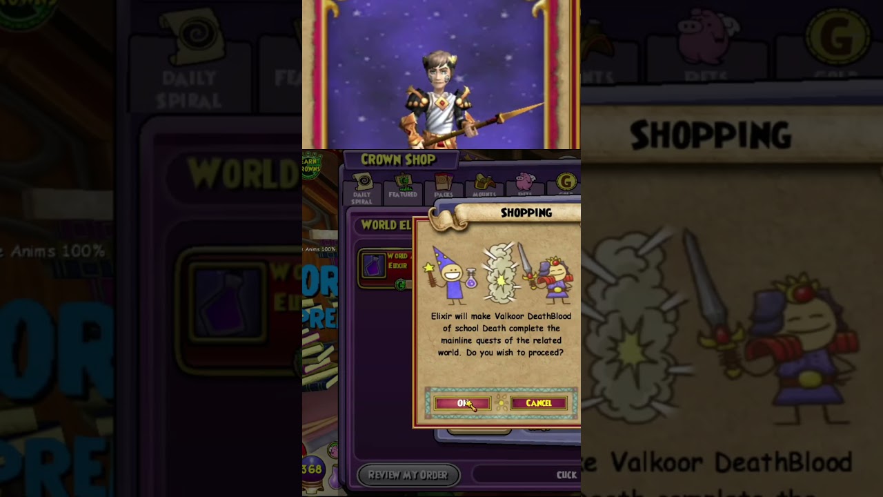 World Elixir! Level Up & Skip Storyline