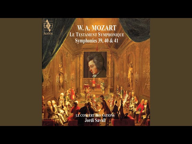 Mozart - Symphonie n° 39 : 2e mvt  : Le Concert des Nations / J.Savall