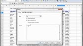 Spreadsheet Tutorial - Libre Office, Calc - YouTube