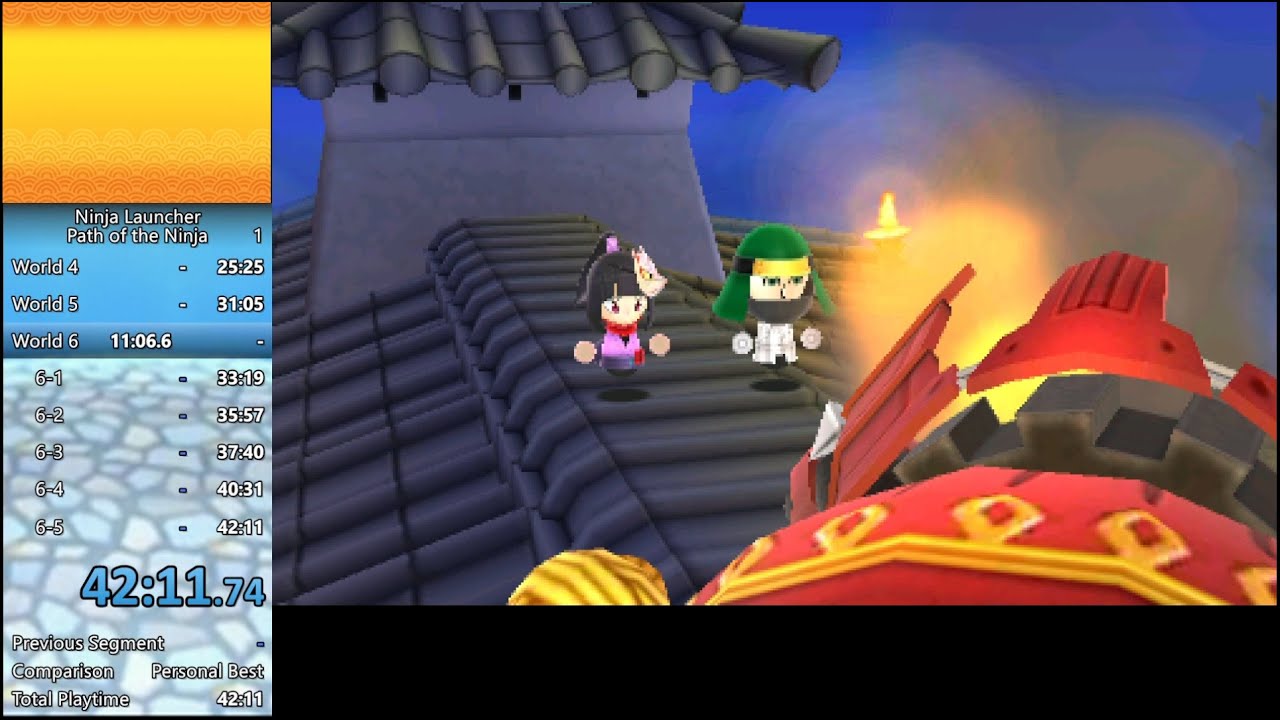 Ninja Launcher: Path of the Ninja speedrun 
