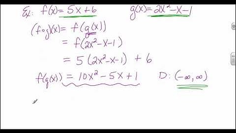 College Algebra--Section 2.6: Composition of Functions