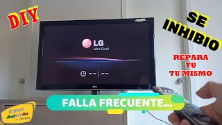 FALLA COMÚN TELEVISIÓN LG Pantalla inhibida en el logotipo de LG /Haciendo Mexicanadas