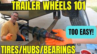 DIY Trailer wheels/bearings easy (best tutorial)