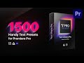 Text Library Motion Text Presets for Premiere Pro | videohive
