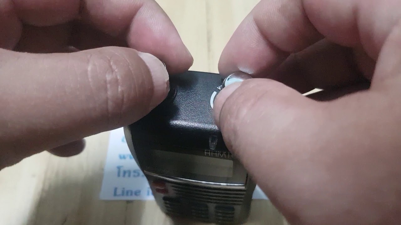 วิธีเปลี่ยน ch เป็นความถี่ Hamtec IC 300C For Blind