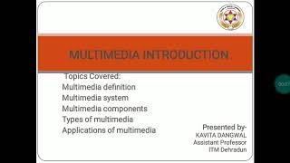 Basics of Multimedia