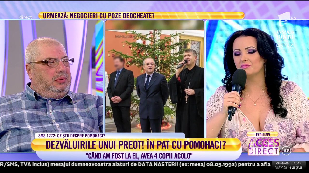În pat cu Pomohaci? Dezvăluirile unui tânăr preot: ”Îmi trimitea şi poză nud.Tot felul de ..."