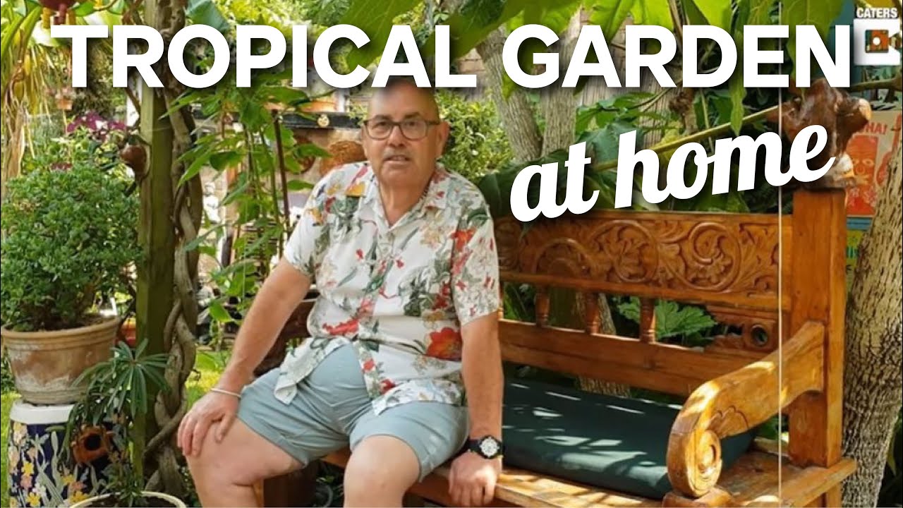🌸 TROPICAL GARDEN 🌴 AT HOME 🏡 BUILT OVER 25 YEARS AT LEICESTER - IN2ART 