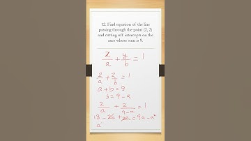 Chapter 9 Straight Lines Class 11 Maths Exercise 9.2 - Q12 #mathshorts