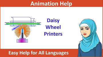 Daisy Wheel Printer Simple but Knowledge full Animation Video (Output Devices)