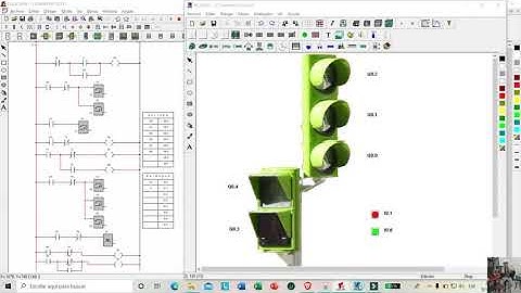 SEMÁFORO DOBLE PEATONES Y AUTOMÓVILES OFICIAL-(COMO CONECTAR  CADE SIMU CON PC SIMU V4)