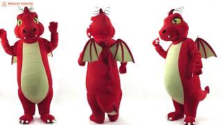 Genevieve The  Dragon Mascot Costume