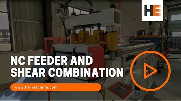 HE Metal Coil Blanking Line with Decoiler, NC Feeder and Shear Cut-to-length Line