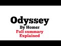 Odyssey explained | Summary | analysis |