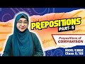 What is Preposition in English Grammar | English Grammar Class 10 Hindi | Prepositions of Comparison