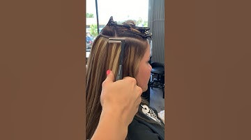 TAPE-IN EXTENSION PLACEMENT - TUTORIAL #hairextensions #tapeinextensions #tapeins #haireducation