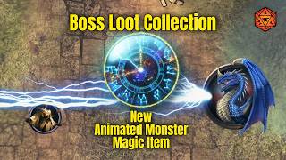 Animated Young Blue Dragon and Magic Item for Foundry VTT