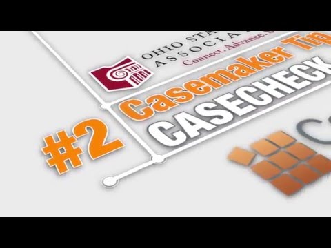 Casemaker Tip #2: Casecheck +