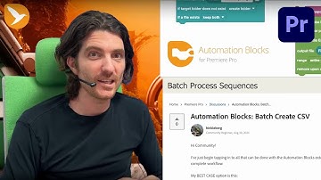 Batch Process Sequences in Premiere Pro with Automation Blocks