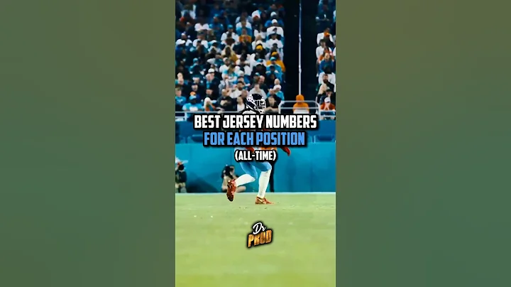 best jersey number for each position (all-time) #shorts #nfl